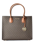 Michael Kors Brown Leather Shoulder Bag