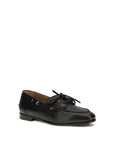 Bally Black Calf Leather Bos Taurus Slip-On Loafers