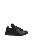 Dolce & Gabbana Black Leather Low Top Portofino Sneakers Shoes