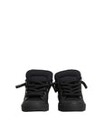Dolce & Gabbana Black Leather Low Top Portofino Sneakers Shoes