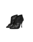 Dolce & Gabbana Black Devotion Quilted Buckled Boots Shoes
