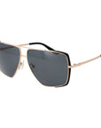 Guess Rose Gold Metal Sunglasses