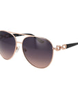 Guess Rose Gold Metal Sunglasses