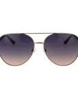 Guess Rose Gold Metal Sunglasses
