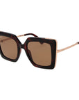 Max Mara Brown Plastic Sunglasses