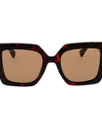 Max Mara Brown Plastic Sunglasses