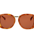 Max Mara Brown Acetate Sunglasses