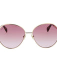 Max Mara Rose Gold Metal Sunglasses