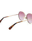 Max Mara Rose Gold Metal Sunglasses