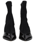 Jacquemus Black Leather Ankle Boots