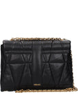 Versace Black Leather Shoulder Bag