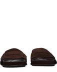 Jacquemus Brown Leather Slippers