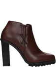 Max Mara Brown Leather Ankle Boots