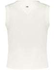 Tommy Hilfiger White Cotton Women's Tank
