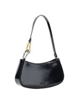 Staud Black Calf Leather Bos Taurus Shoulder Bag