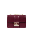 Armani Exchange Bordeaux Polyester Handbag