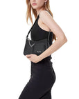 Armani Exchange Black Polyester Handbag