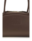 Miu Miu Brown Calf Leather Bos Taurus Shoulder Bag
