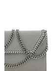 Stella McCartney Gray Polyester Shoulder Bag