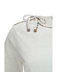 Burberry White Cotton T-Shirt