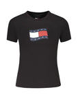 Tommy Hilfiger Black Cotton Women's T-Shirt