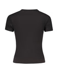 Tommy Hilfiger Black Cotton Women's T-Shirt