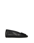 Ganni Black Polyethylene Ballet Flats