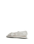 Ganni White Polyethylene Ballet Flats
