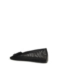 Ganni Black Polyethylene Ballet Flats