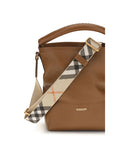 Burberry Brown Calf Leather Bos Taurus Backet Bag