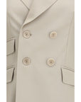 Max Mara Beige Wool Oves Aries Blazer