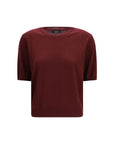 Max Mara Bordeaux Wool Oves Aries T-Shirt