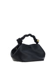 Ganni Black Calf Leather Bos Taurus Handbag