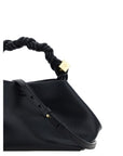 Ganni Black Calf Leather Bos Taurus Handbag