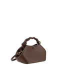 Ganni Brown Calf Leather Bos Taurus Handbag