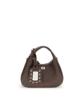 Ganni Brown Recycled Polyester Handbag