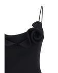 Magda Butrym Black Wool Oves Aries Casual Dress