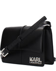 Karl Lagerfeld Black Polyethylene Crossbody Bag