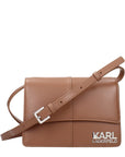 Karl Lagerfeld Brown Polyethylene Crossbody Bag