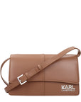 Karl Lagerfeld Brown Polyethylene Crossbody Bag
