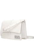 Karl Lagerfeld White Polyethylene Crossbody Bag