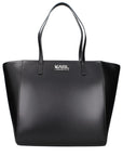 Karl Lagerfeld Black Polyethylene Shoulder Bag