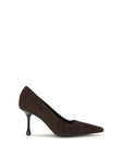 Jimmy Choo Brown Leather High Heel Pumps