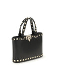 Valentino Garavani Black Calf Leather Bos Taurus Handbag