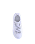 Alexander McQueen White Calf Leather Bos Taurus Platform Sneakers