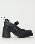 Dr. Martens Black Leather Platform Pumps