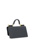 Dolce & Gabbana Black Calf Leather Bos Taurus Shoulder Bag