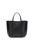 Tory Burch Black Calf Leather Bos Taurus Handbag