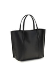 Tory Burch Black Calf Leather Bos Taurus Handbag
