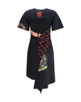 Marine Serre Black Cotton Casual Dress